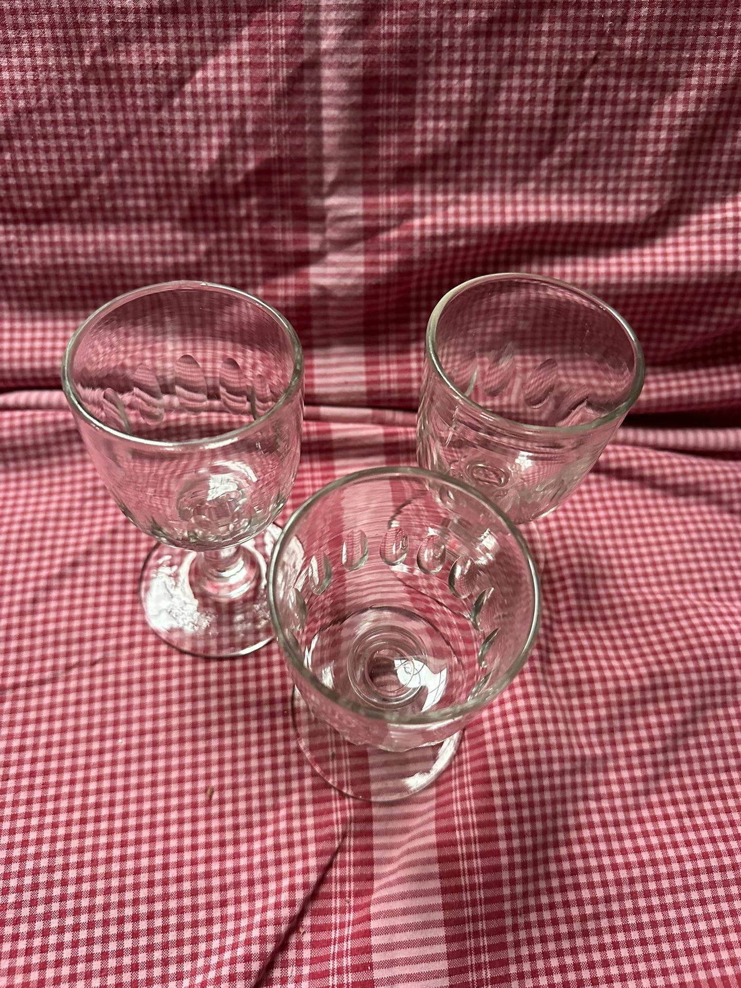 ANTIQUE WINE GLASSES