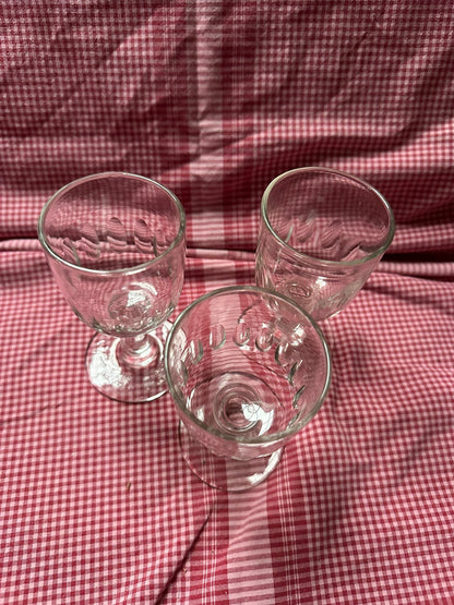 ANTIQUE WINE GLASSES