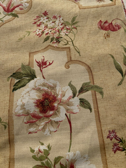 PEONY CARTOUCHE LINEN