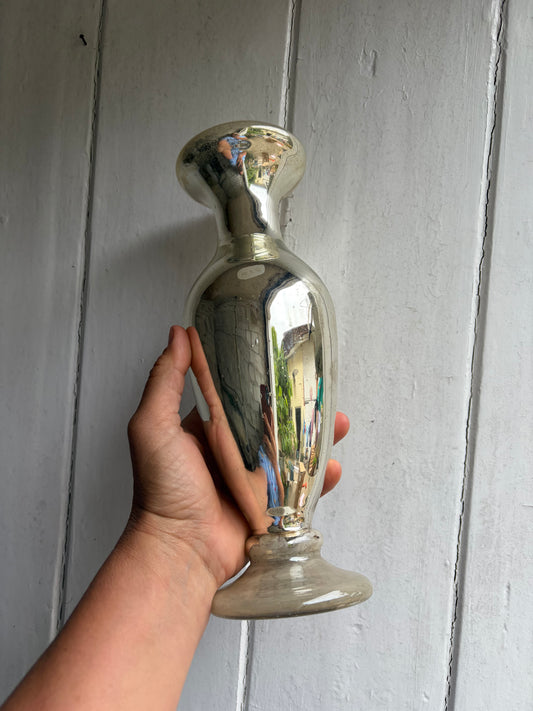 MIRROR GLASS VASE