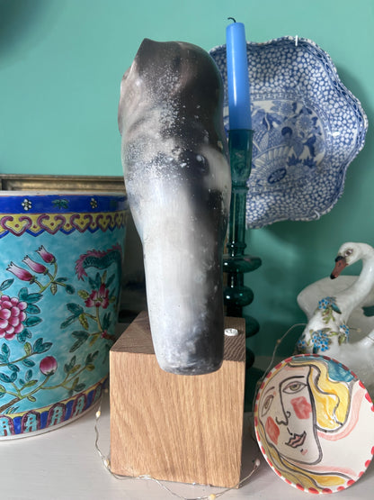 STONE SCULPTURE OF AN OWL