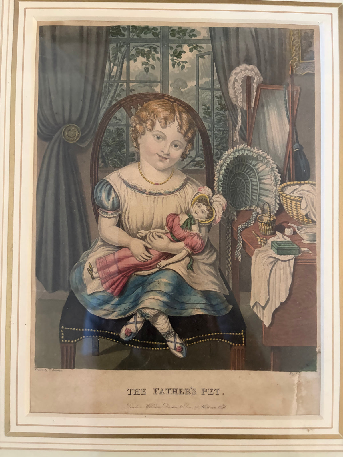 GILDED FRAME AND PRINT