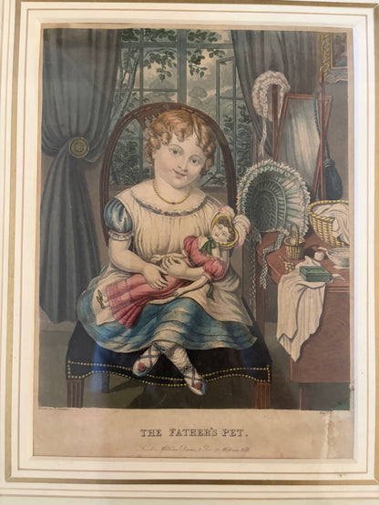 GILDED FRAME AND PRINT