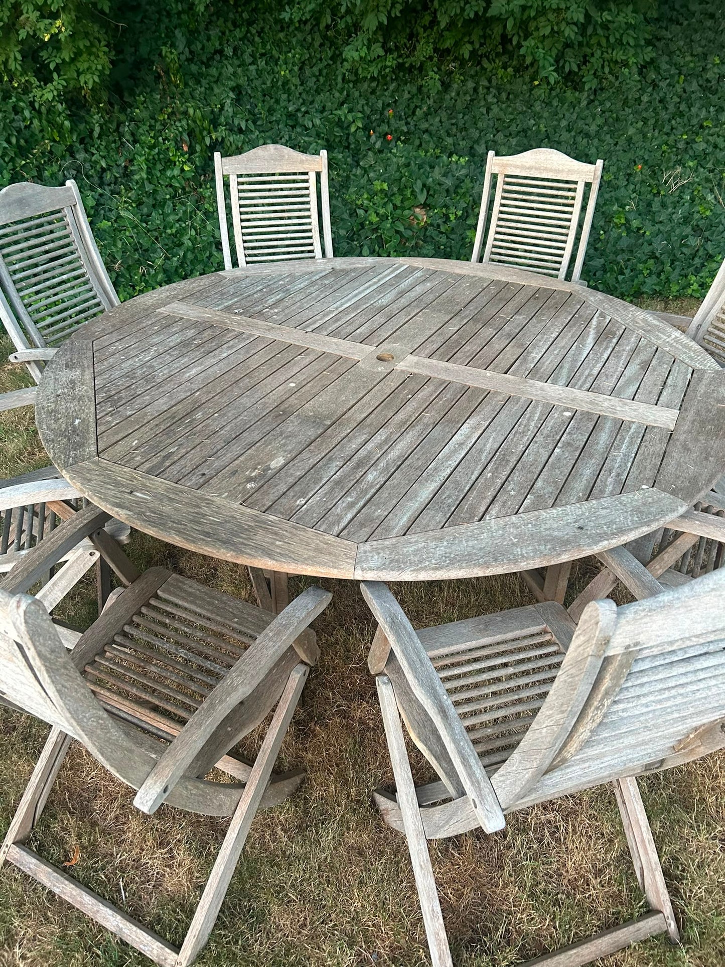 GARDEN TABLE AND CHAIRS