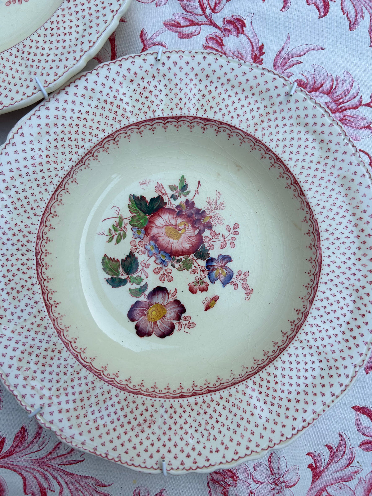 PAIR OF PLATES