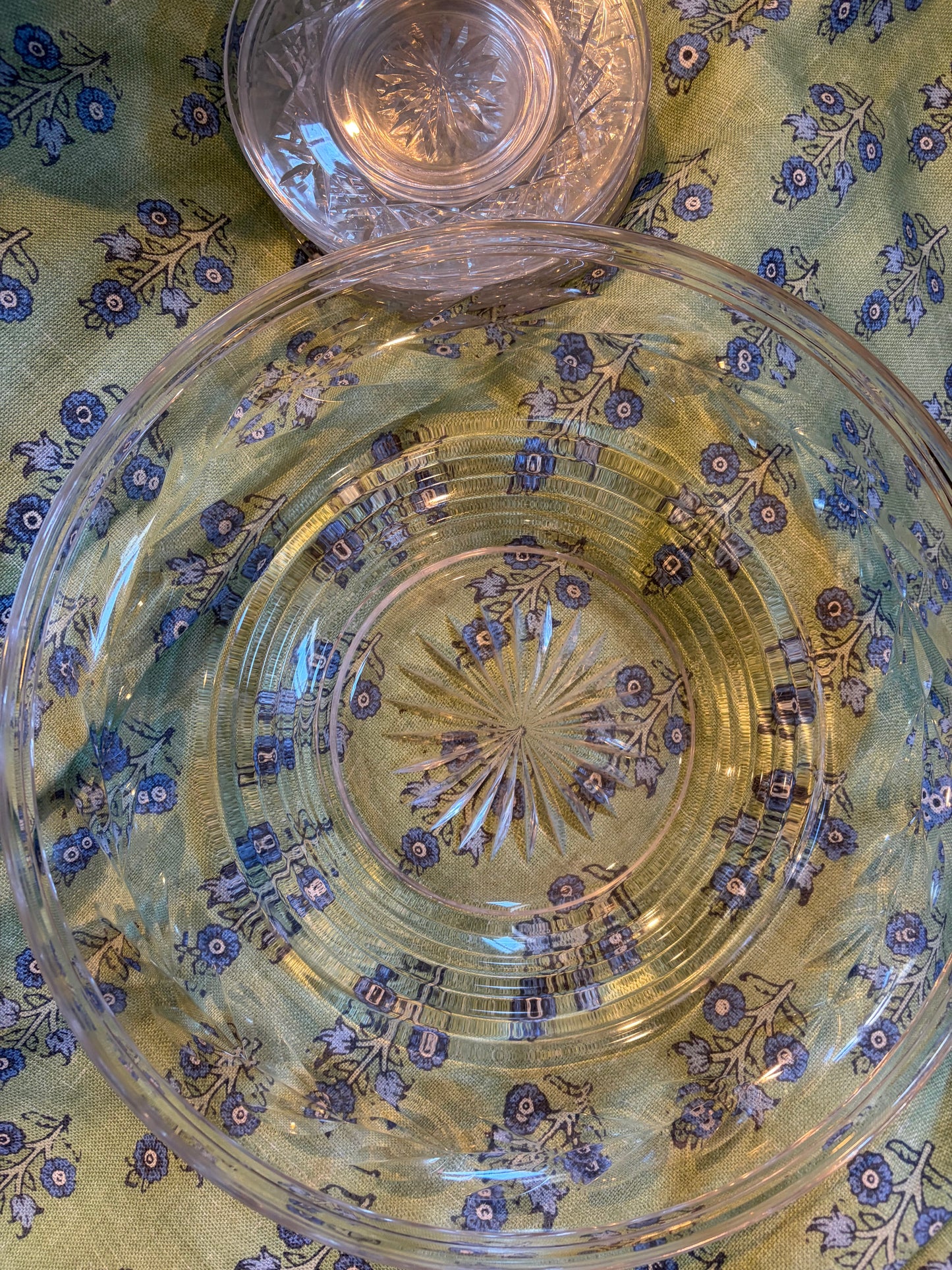 CUT GLASS BOWL