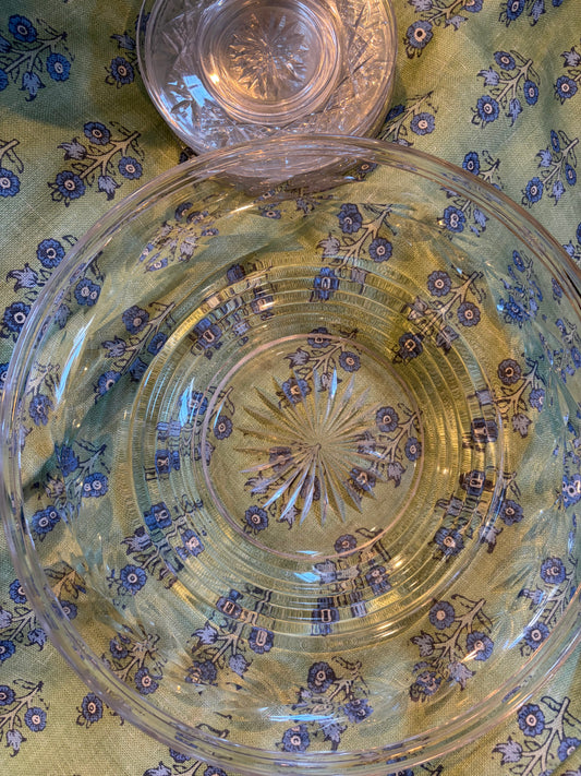 CUT GLASS BOWL