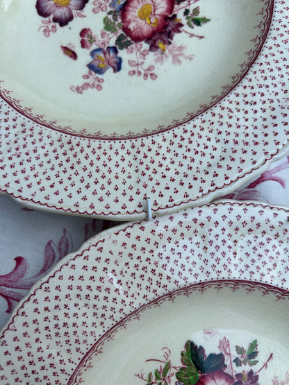 PAIR OF PLATES