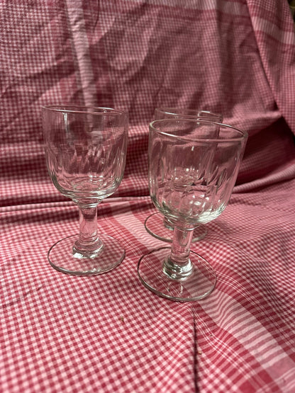 ANTIQUE WINE GLASSES