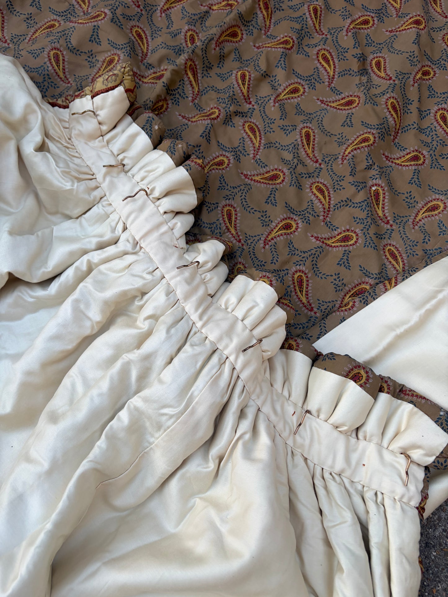 SILK PAISLEY CURTAINS