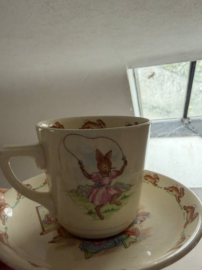 BUNNYKINS CUP AND SAUCER