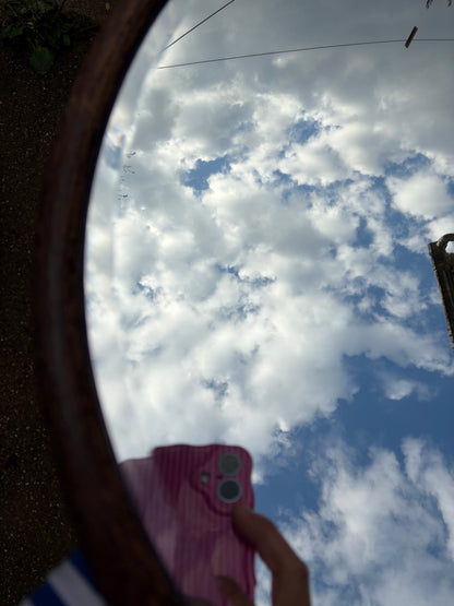 LARGE OVAL MIRROR