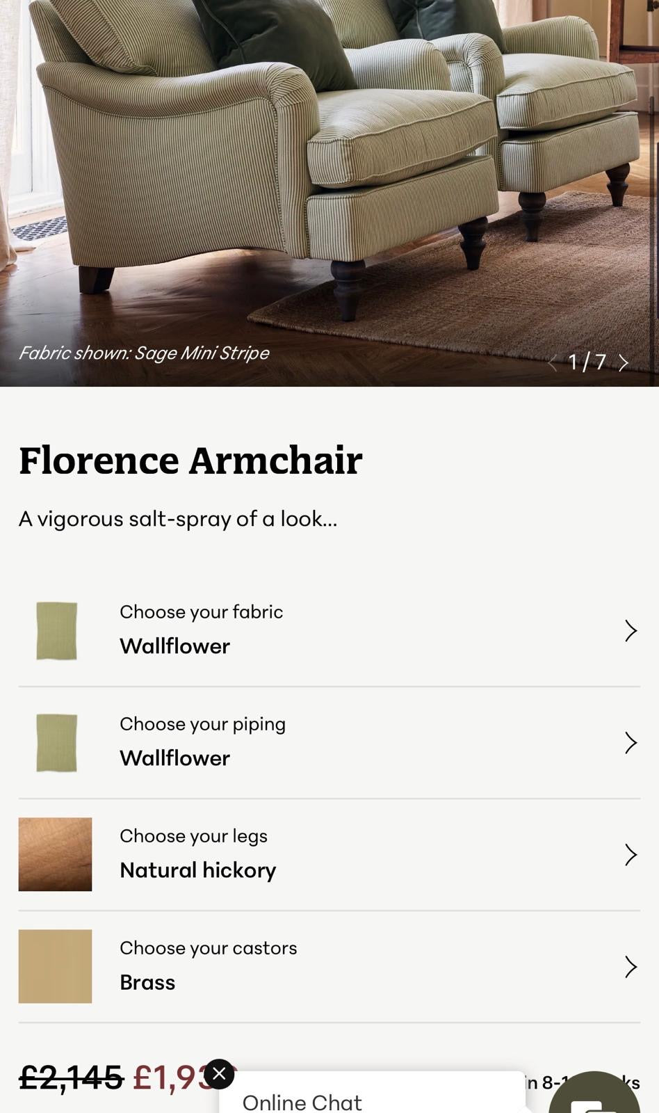 GREEN ARMCHAIR