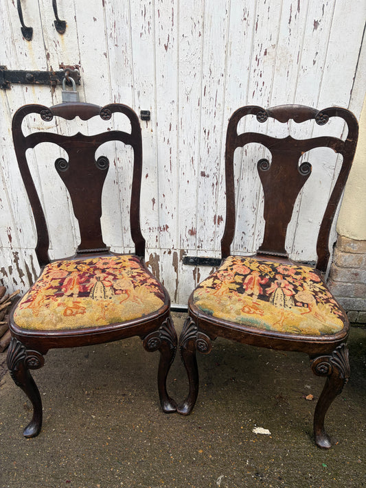 NEEDLEPOINT CHAIRS