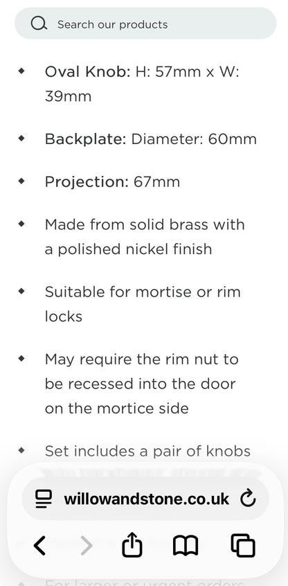DOOR HANDLES