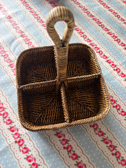 RATTAN CADDY