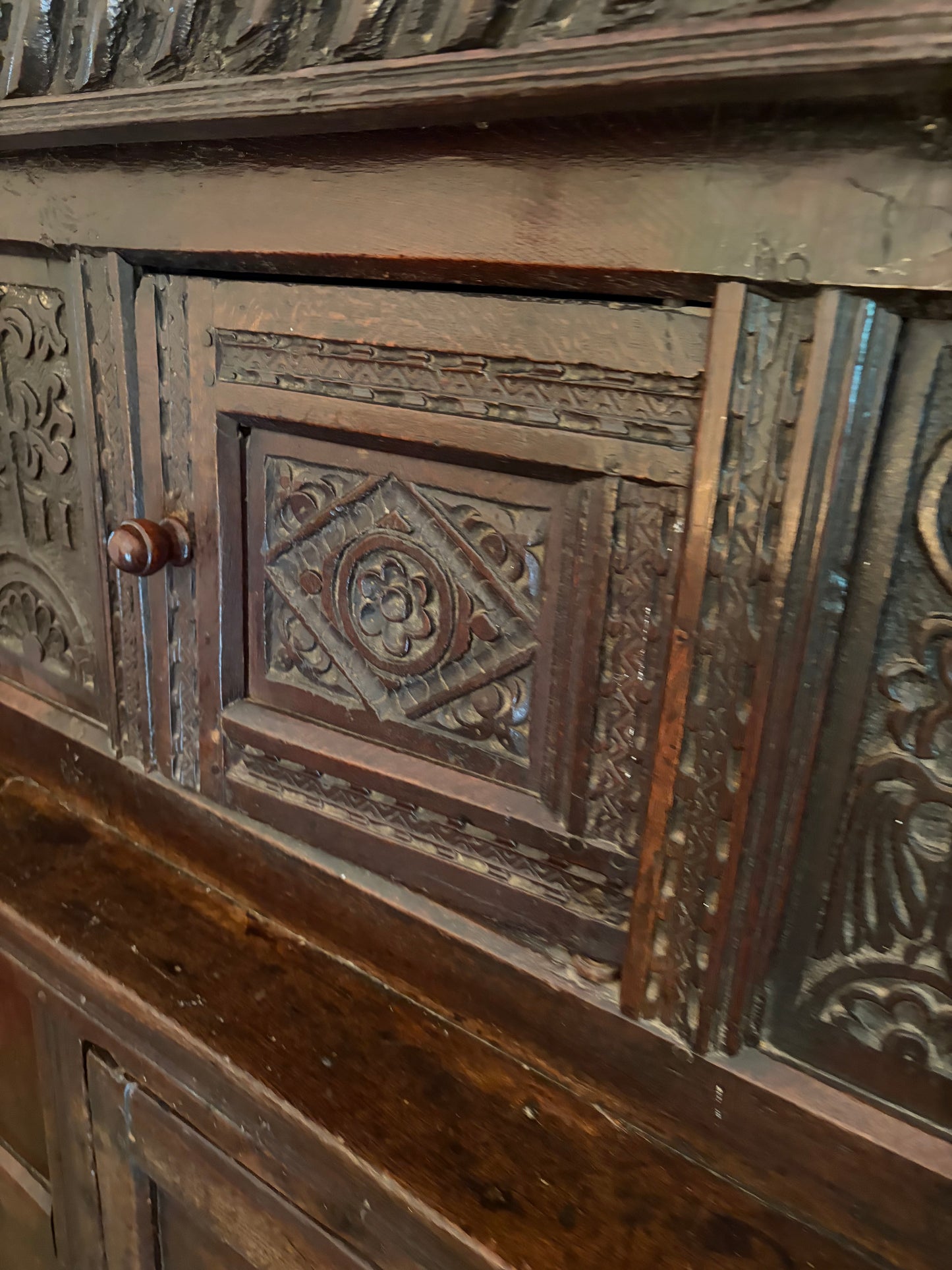 CARVED SIDEBOARD