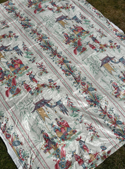 Waxed chintz