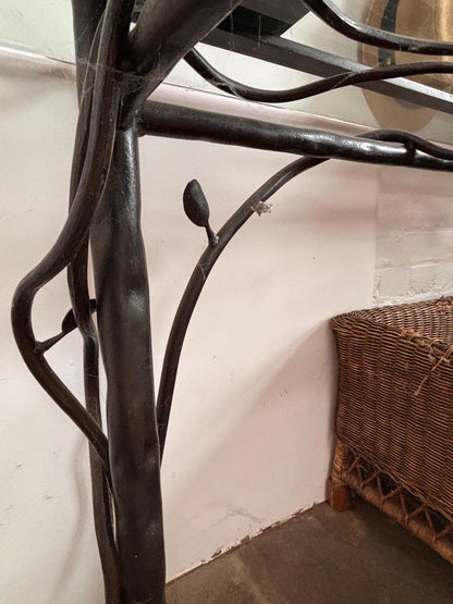 METAL & GLASS TABLE