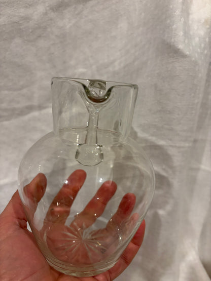 ANTIQUE GLASS JUG
