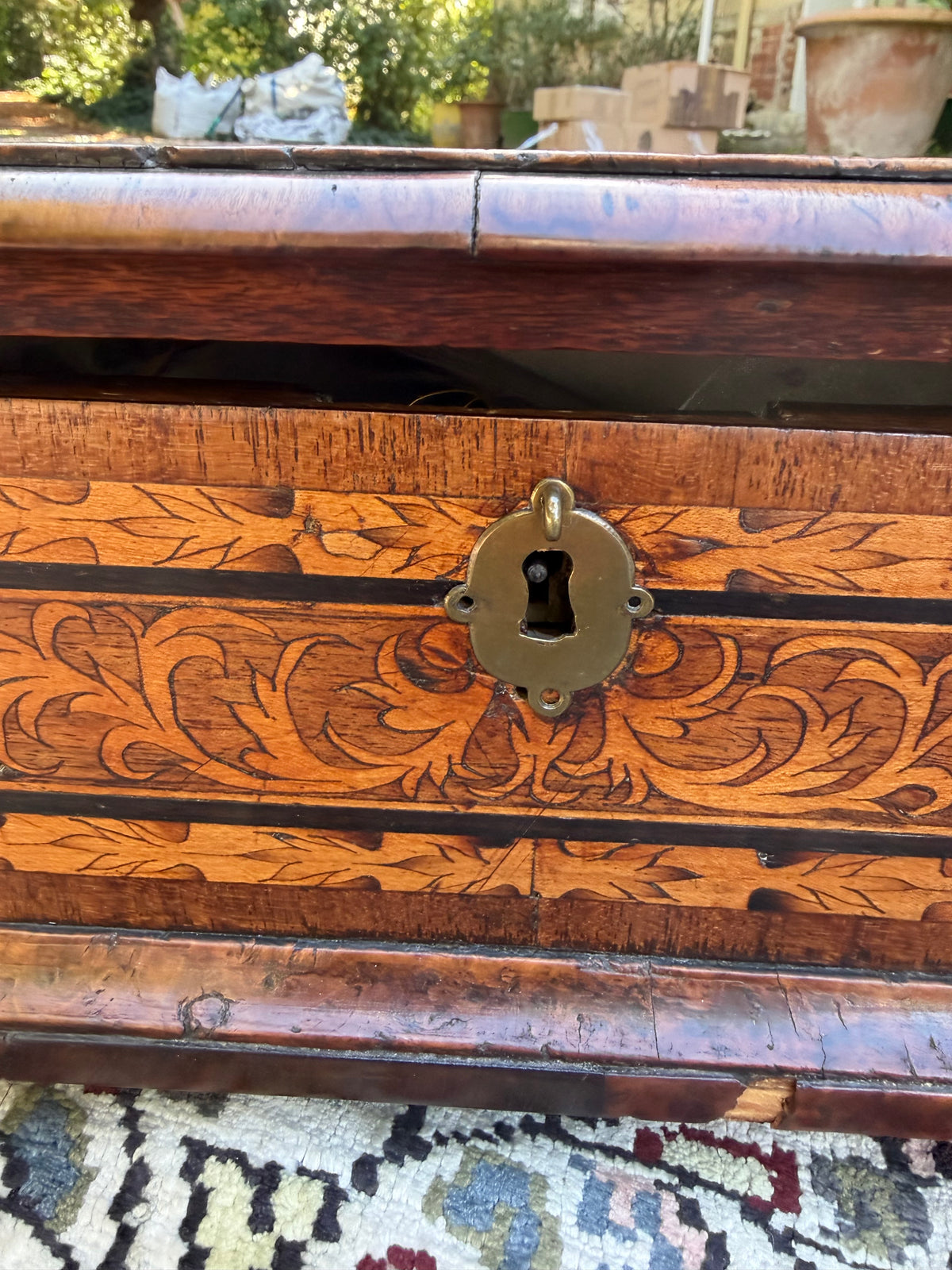 ANTIQUE WALNUT BOX