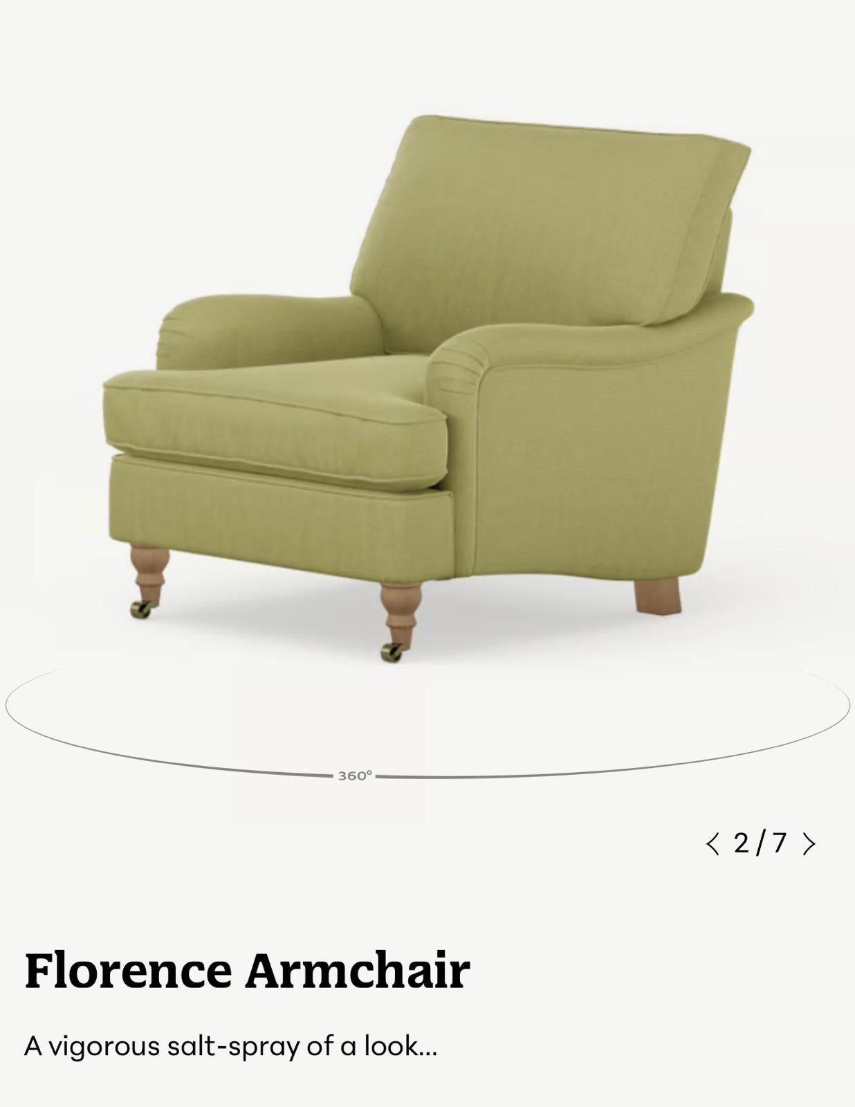 GREEN ARMCHAIR
