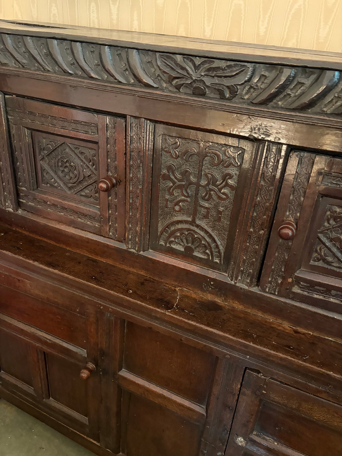 CARVED SIDEBOARD