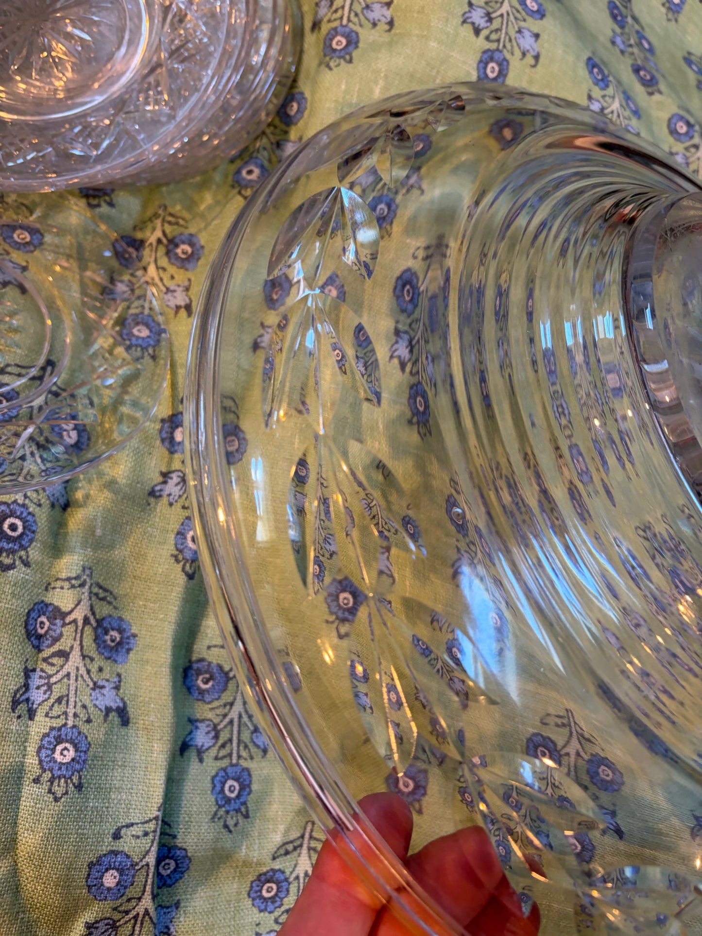 CUT GLASS BOWL