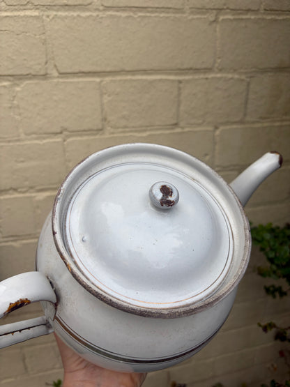 ENAMEL TEAPOT