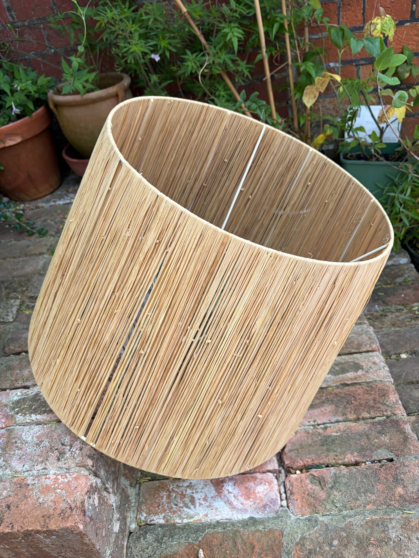 RAFFIA LAMPSHADE
