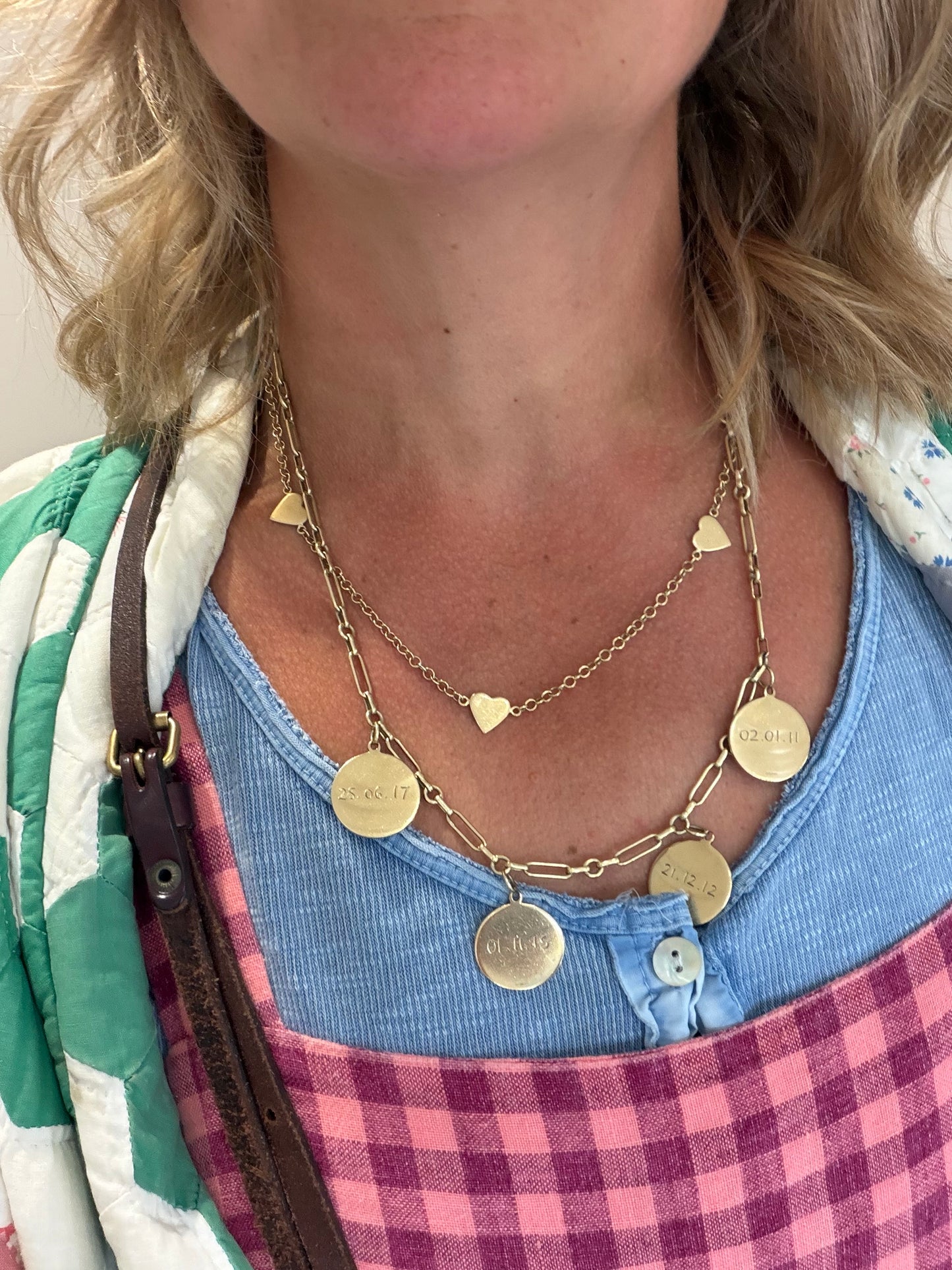HEARTS AND STAR NECKLACE