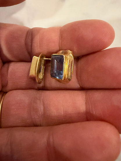 BLUE TOPAZ & GOLD
