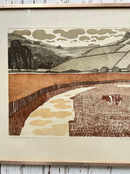 FRAMED WOODCUT