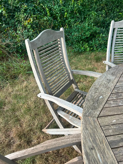 GARDEN TABLE AND CHAIRS