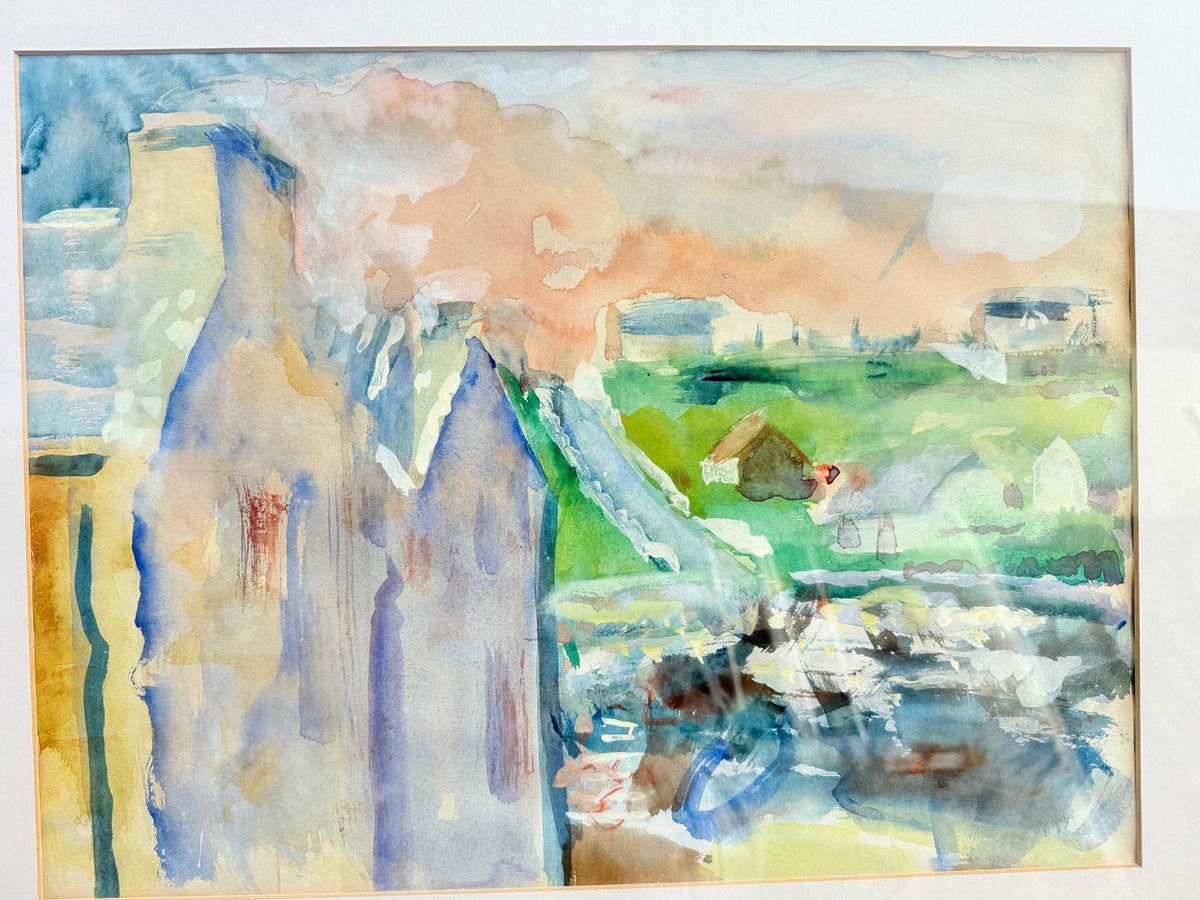 FRAMED WATERCOLOUR