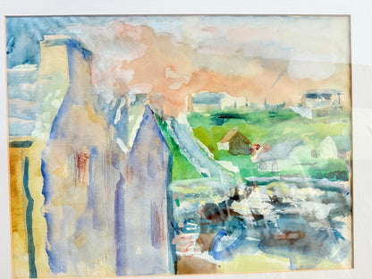 FRAMED WATERCOLOUR