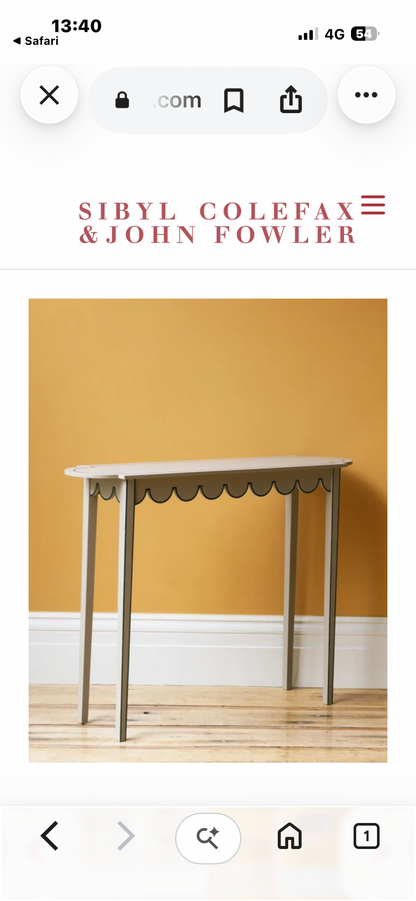 COLEFAX CONSOLE TABLE