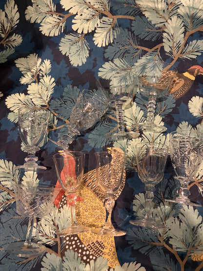 8 ANTIQUE GLASSES