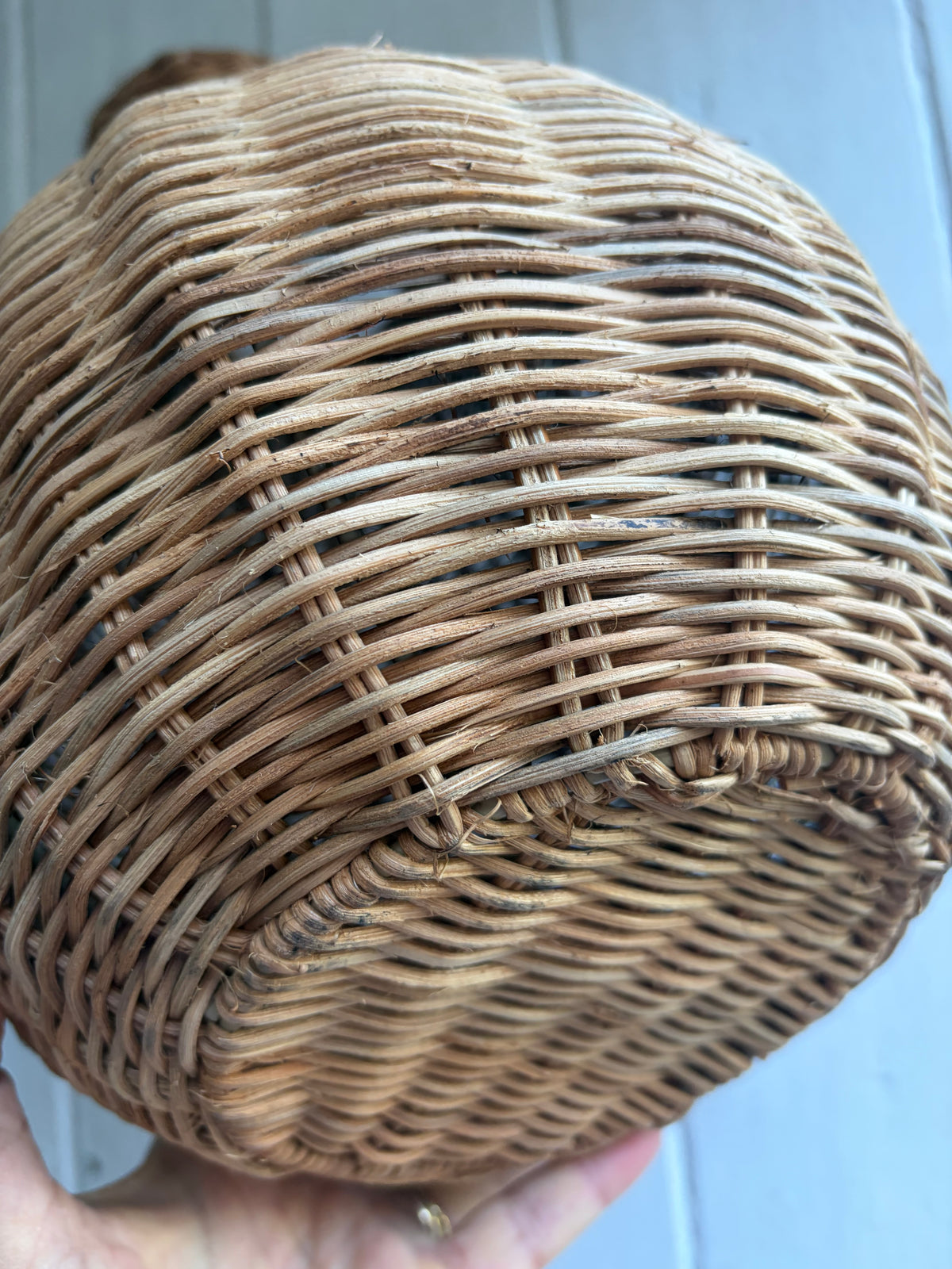 DECORATIVE WICKER JUG