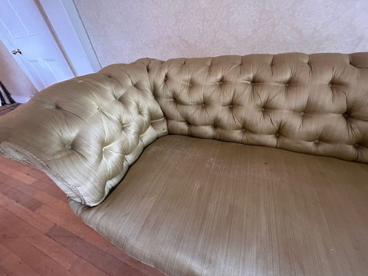 SILK CHESTERFIELD SOFA
