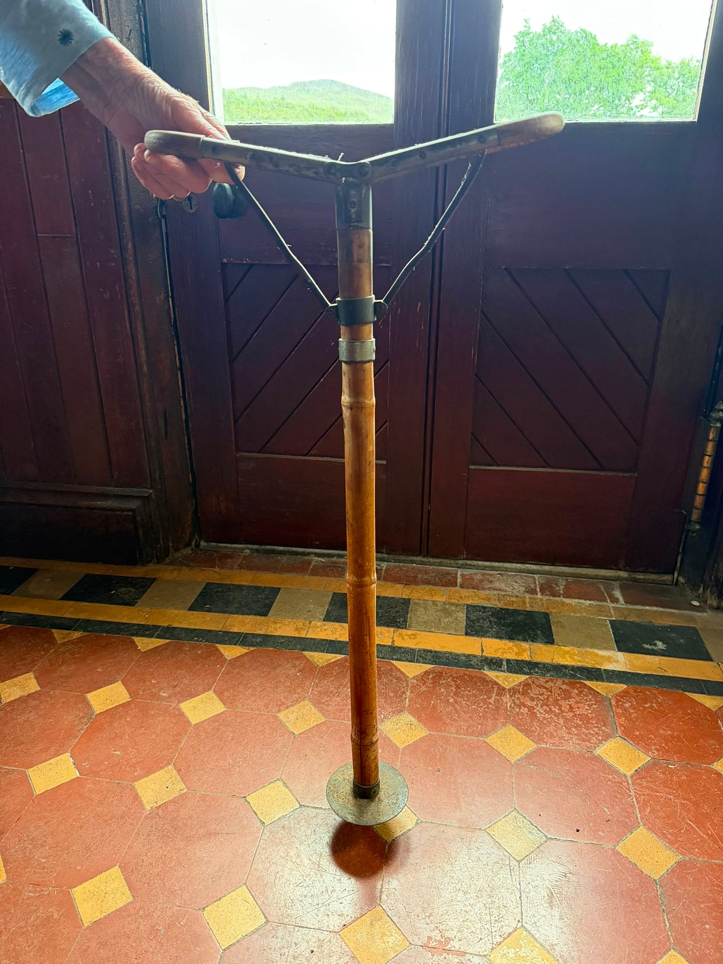 ANTIQUE CANE SHOOTING STICK