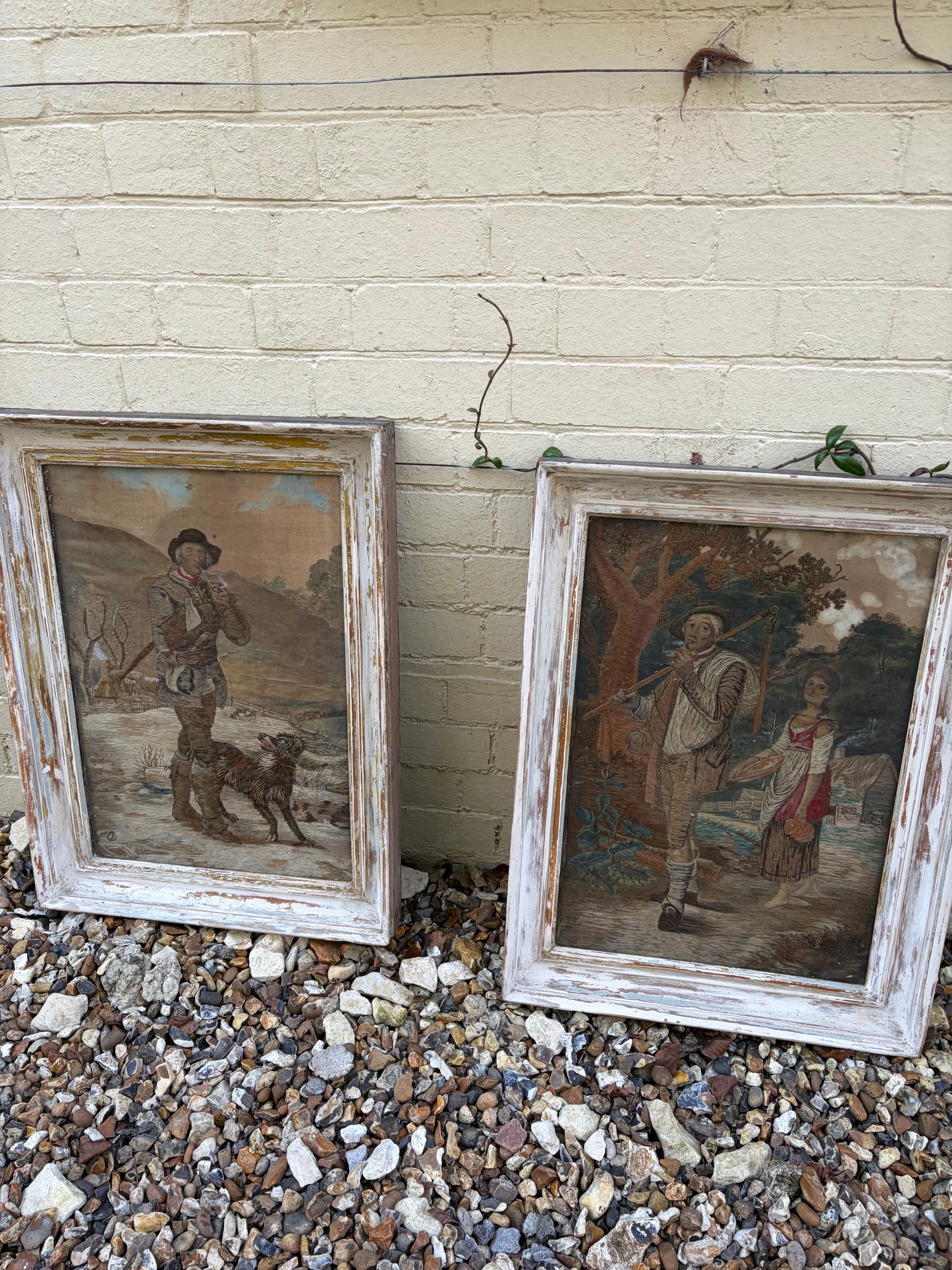 ANTIQUE SILK PICTURES