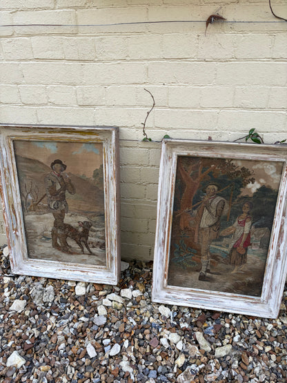ANTIQUE SILK PICTURES