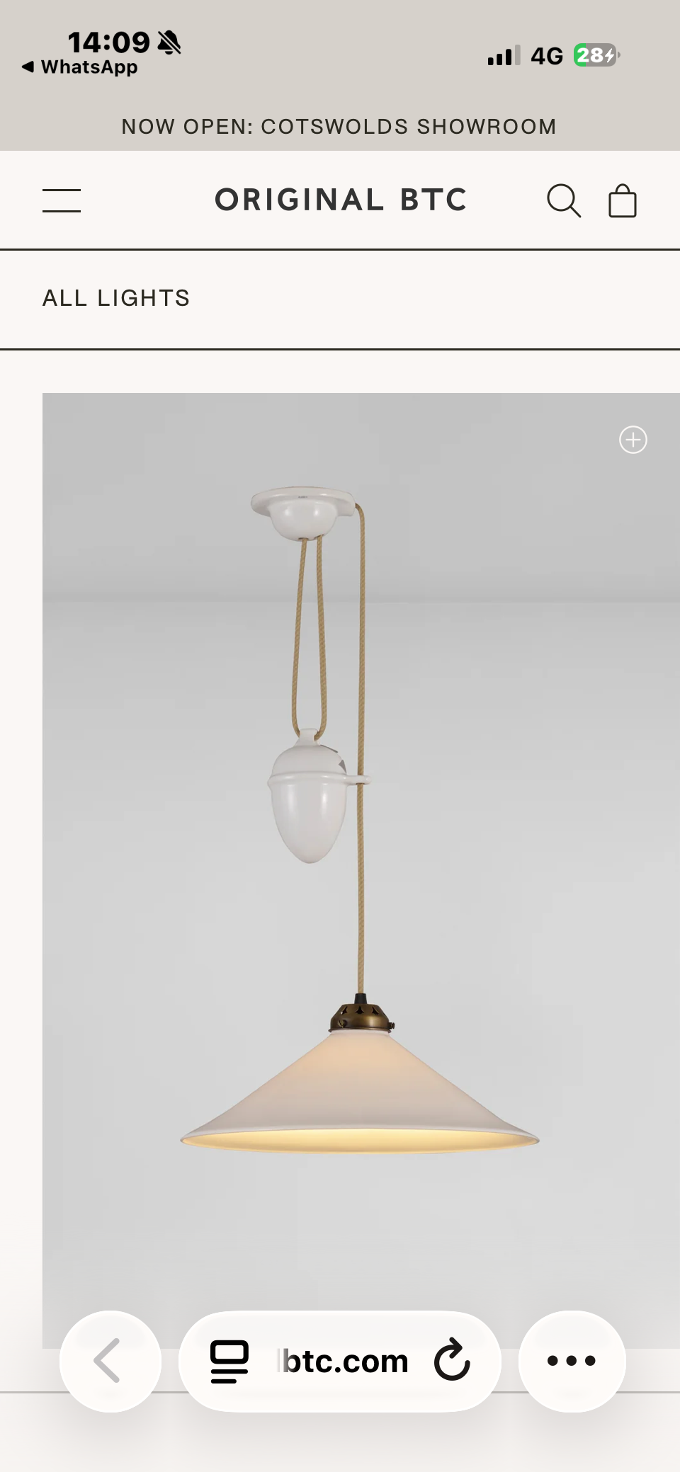 ORIGINAL BTC LAMP