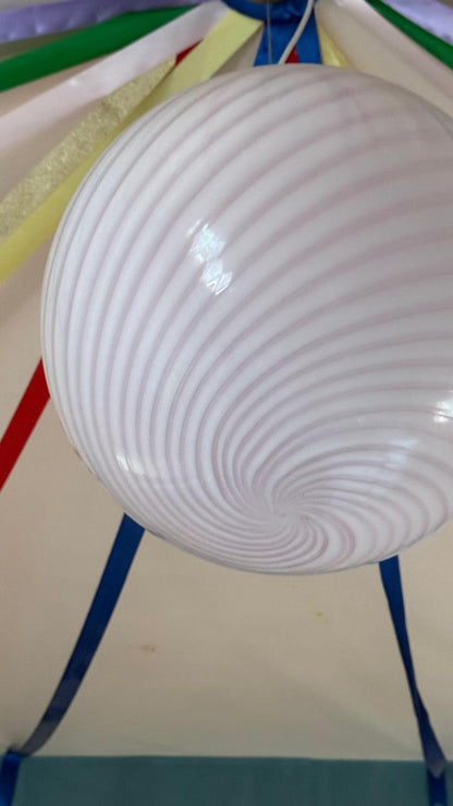 VINTAGE GLASS LIGHT