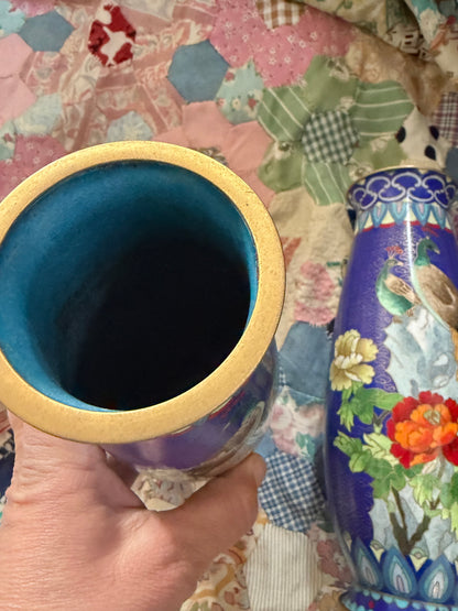 ENAMEL VASES