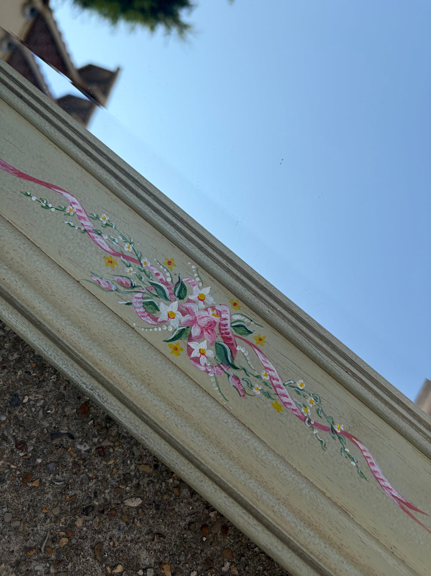 HAND PAINTED MIRROR