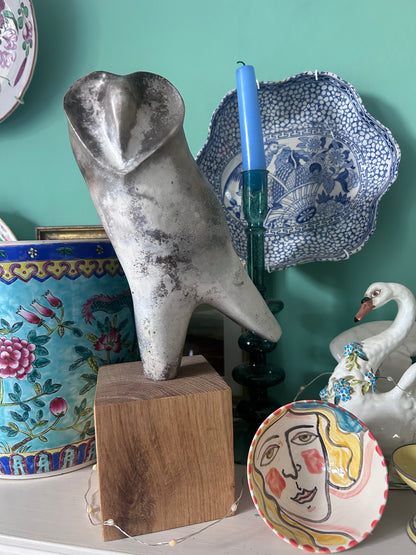 STONE SCULPTURE OF AN OWL