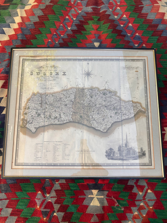 MAP OF SUSSEX