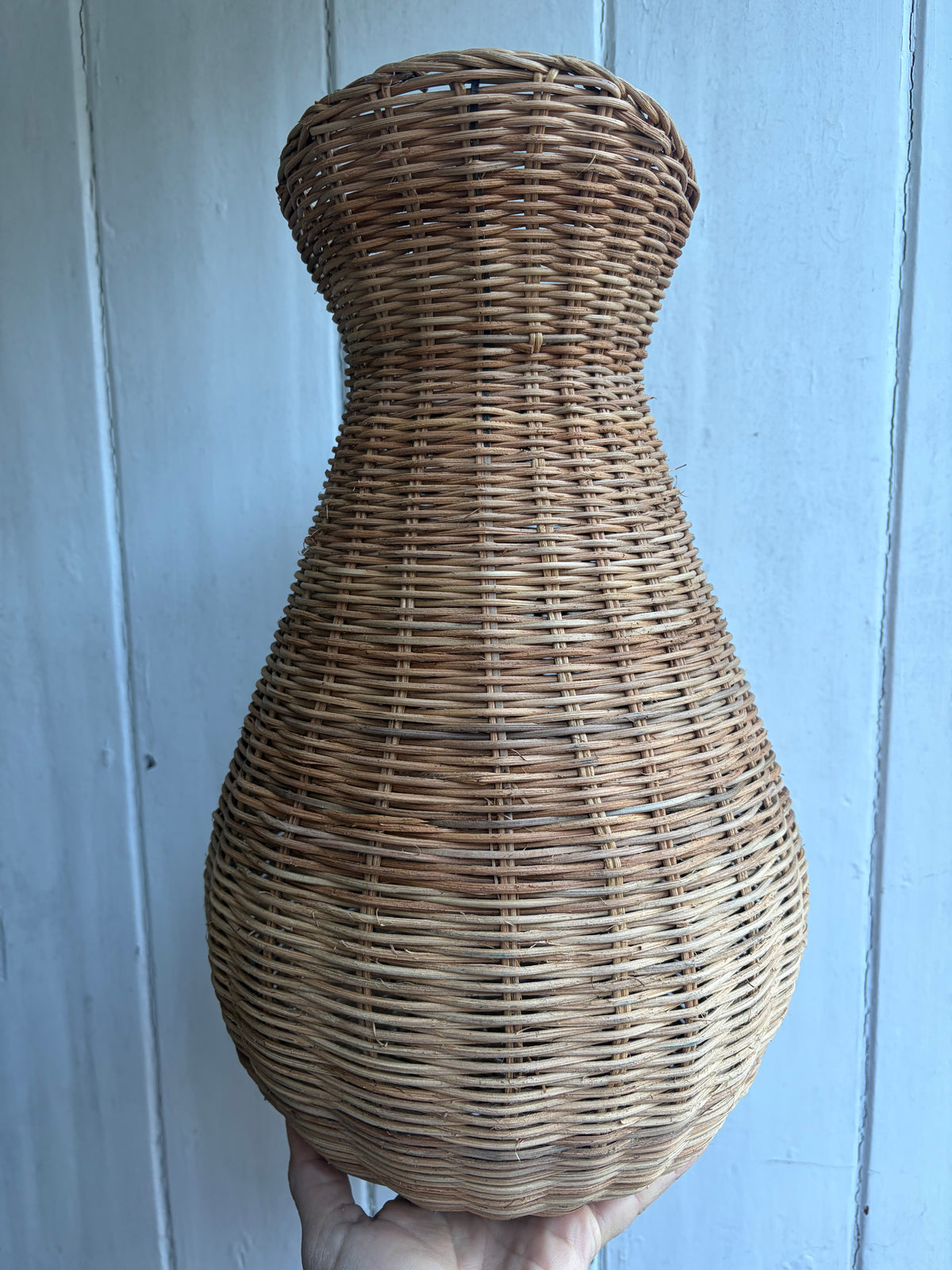 DECORATIVE WICKER JUG